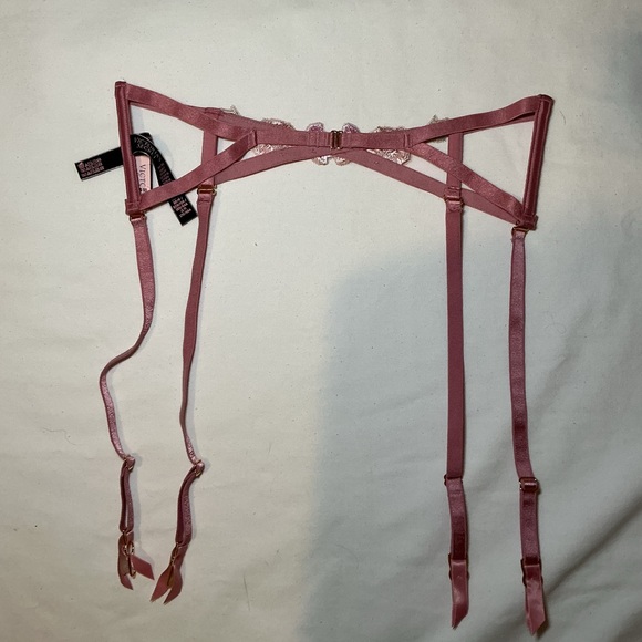 Victoria Secret Pink Floral Strappy Lingerie Accessory - Picture 4 of 4